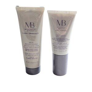 Meaningful Beauty Day Cream 15ml & Neck Treatment 20ml EXP 2024 SEALED Travel Sz